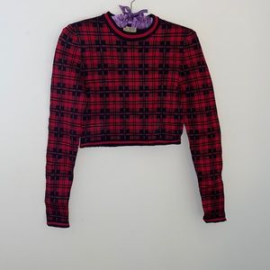 Plaid Crop Top